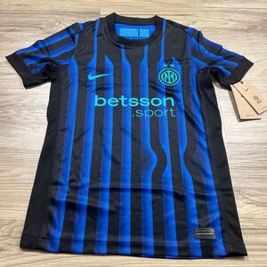 Nike Inter Milan 2025/26 Stadium Home Football Jersey Youth Medium HJ5289-439